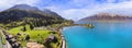 Iseltwald village, scenic Brienz lake, Switzerland Royalty Free Stock Photo