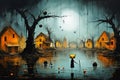 halloween freek a stunning illustration that captures the moment of Halloween