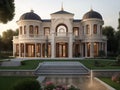 Very Beautiful and luxurious big white house