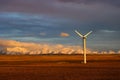 Stunning image captures the beauty of the Prairies in Southern Alberta, Canada Royalty Free Stock Photo