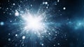 Explosive Cosmic Burst in Space Royalty Free Stock Photo