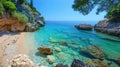 Paradise Found: Idyllic Mediterranean Tropical Beachscape