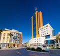 Stunning image of the city San Giljan and Portomaso business tower