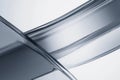 Futuristic Gray Blurred Diagonal Background with Soft Focus and Dynamic Abstract Techno Elements