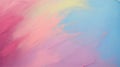 Abstract and colorful pastel painting with brushstrokes in shades of pink blue and yellow Royalty Free Stock Photo