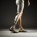 A Man with a Mechanical Prosthetic Leg, A Path to Returning to Active Life