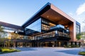 Sustainable Corporate Headquarters with Focus on Carbon Reduction and Green Architecture