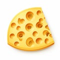 Say Cheese: Discover the Perfectly Holey Martha Drmundo Bulmajr Cheese on a White Background