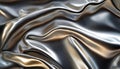 A stunning image of a textile background made of luxurious silver and gold fabric Royalty Free Stock Photo
