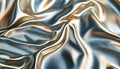 A stunning image of a textile background made of luxurious silver and gold fabric Royalty Free Stock Photo