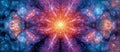 Mesmerizing Kaleidoscopic Symmetry - Vibrant Abstract Design with Intricate Patterns and Hypnotic Swirls for Various Pri