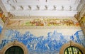 The stunning interior of Sao Bento Railway Station, on April 29, 2012 in Porto, Potugal