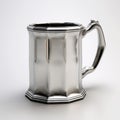 Stunning 8k 3d Silver Mug With Italianate Flair
