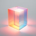 Colorful Cube Light: A Minimalistic Symmetry Of Translucent Immersion