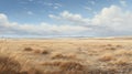 Expansive Midwest Grassland: A Delicately Rendered Photobashing Painting
