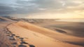 Majestic Footprints: Atmospheric Landscapes Of Namibia\'s Sand Dunes