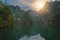 Stunning karst landscape of Baofeng Lake