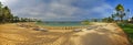 Stunning Koolina Resort Panoramic hawaii Royalty Free Stock Photo