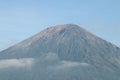 Stunning landscape on the Bali island in Indonesia. Mt Agung, the island tallest volcano, is visible partly on the left Royalty Free Stock Photo