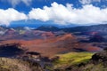 Stunning landscape of Haleakala volcano crater taken at Kalahaku overlook at Haleakala summit. Maui, Hawaii Royalty Free Stock Photo