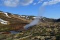 Stunning Landscape of Hveragerdi with Steam Rising