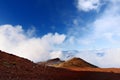 Stunning landscape view of Haleakala volcano area seen from the summit, Maui, Hawaii Royalty Free Stock Photo