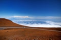 Stunning landscape view of Haleakala volcano area seen from the summit, Maui, Hawaii Royalty Free Stock Photo