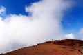 Stunning landscape view of Haleakala volcano area seen from the summit, Maui, Hawaii Royalty Free Stock Photo