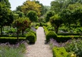 The stunning landscaped garden at West Green House in Hartley Wintney, Hampshire, UK. Royalty Free Stock Photo