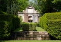 Stunning landscaped garden at West Green House, Hartley Wintney, Hampshire, UK. Royalty Free Stock Photo