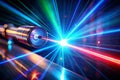 Stunning Laser Beam Image A Futuristic Abstract Design Element for Science Technology and Graphic Applications