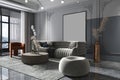 Stunning Living Room Smart and Stylish Sofa, Arm Chair Center Table, Wall Painting