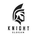 Stunning logo design that features a Spartan knight helmet. This logo design perfectly captures the strength and courage of the