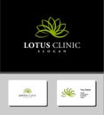 Stunning lotus clinic logo