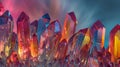 Stunning Macro Photography of Multi-Colored Crystal Formations