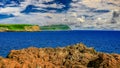 Stunning majestic headland and changing cloud scenery