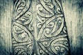 A Stunning Maori Wood Carving from New Zealand