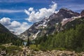 Maroon Bells and Crater Lake Royalty Free Stock Photo