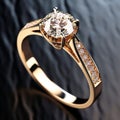 Stunning Martha Dr. Mundo Bulma Jr. Gold Engagement Ring Adorned with Diamonds