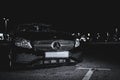 Mercedes A200d engineered by AMG night in carpark