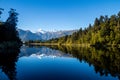 Stunning Mirror Lake, New Zealand Royalty Free Stock Photo