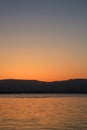 Stunning morning sunrise over the Dead Sea in Israel Royalty Free Stock Photo