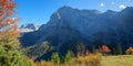 Stunning mountain landscape in autumn, tirol austria