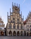 Beautiful Town Hall of Muenster in NRW Germany.