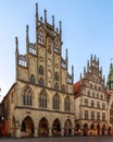 Beautiful Town Hall of Muenster in NRW Germany.