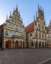 Beautiful Town Hall of Muenster in NRW Germany.