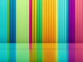 stunning multi colored layers on wall, abstract CYMK colors