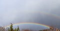 Stunning natural double rainbows plus supernumerary bows seen in northern germany