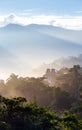 Stunning natural scenery at sunrise in a high mountain area