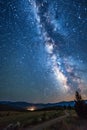 A stunning natural spectacle with countless stars in the night sky Royalty Free Stock Photo